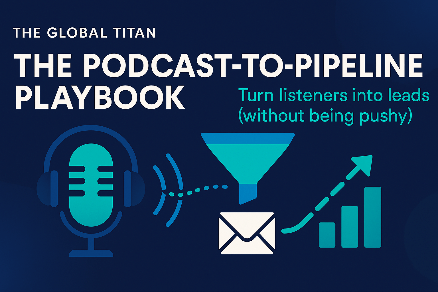 The Podcast-to-Pipeline Playbook: Turn Listeners into Leads (Without Being Pushy)